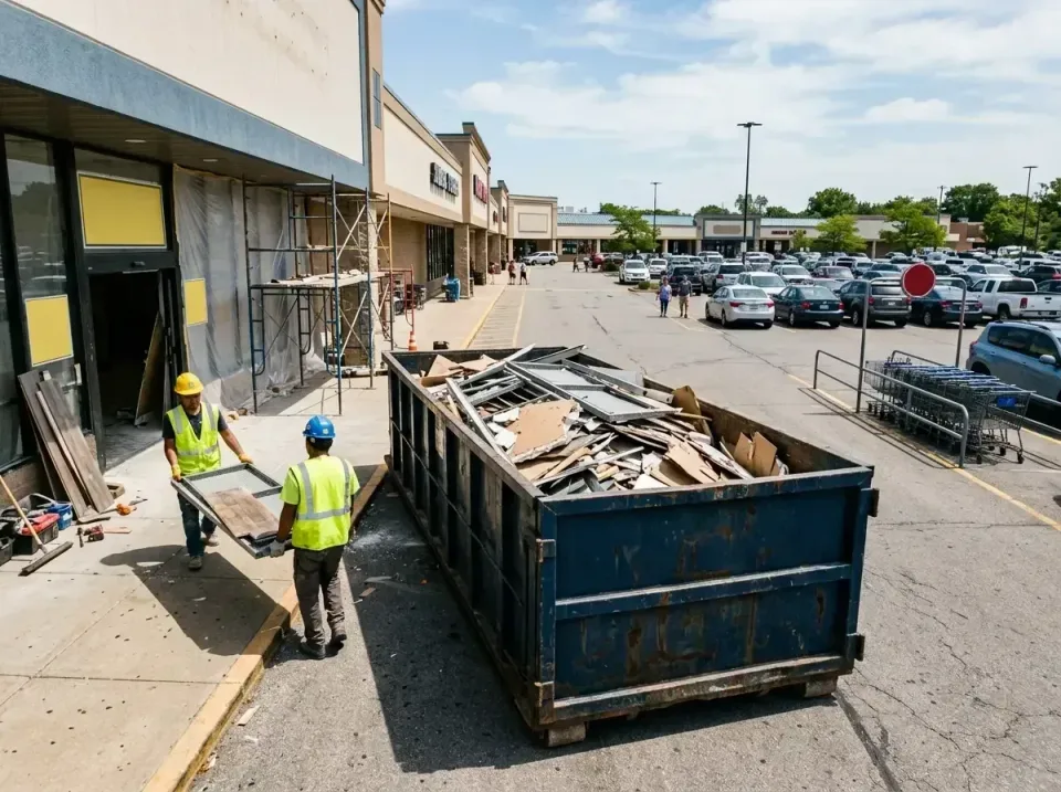 retail-store-renovation-debris-003 — frequently asked questions, Roll-off Dumpster Rentals in Pekin, IL
